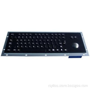IP65 dynamic industrial pc keyboard with trackball, with fu